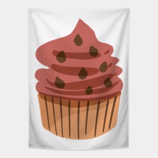 Chocolate cupcake cute graphic cooking sweet pastel style Tapestry