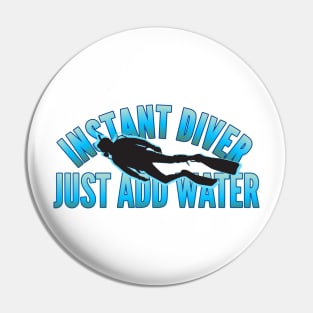 Scuba diving t-shirt designs Pin