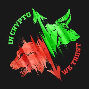 In Crypto We Trust Cryptocurrency Trading Bull T-Shirt