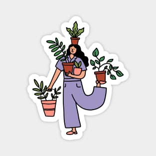 Plant Girl Magnet