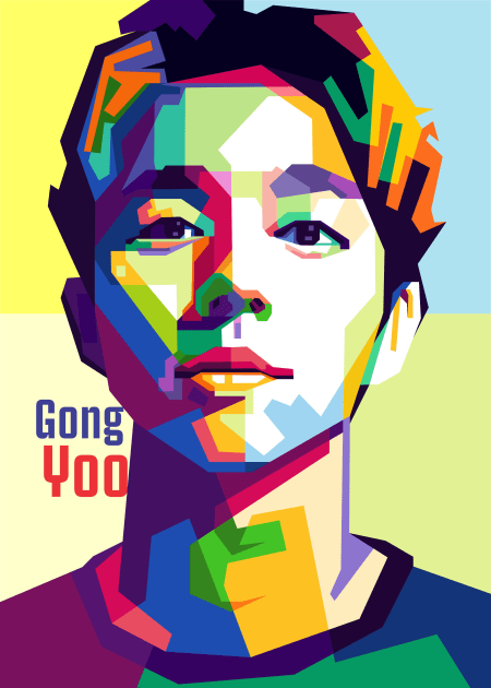 Gong Yoo Kids T-Shirt by erikhermawann22