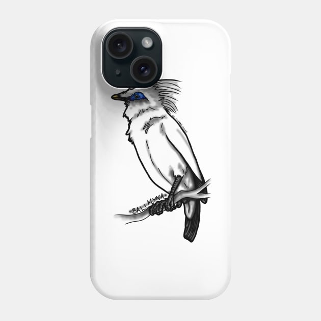 Bali Myna SING FOR SONGBIRDS Phone Case by CelticDragoness