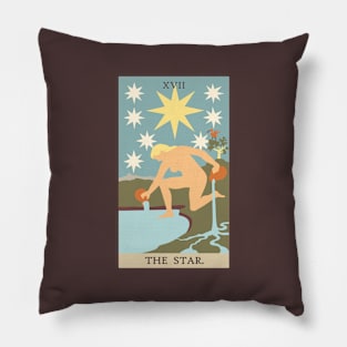 The Star Tarot Card Pillow