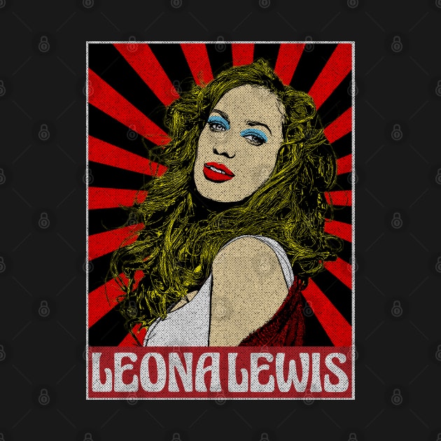 Vintage Leona Lewis  Pop Aart by Motor Lipat