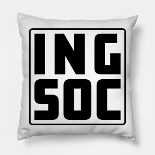 INGSOC (black) Pillow