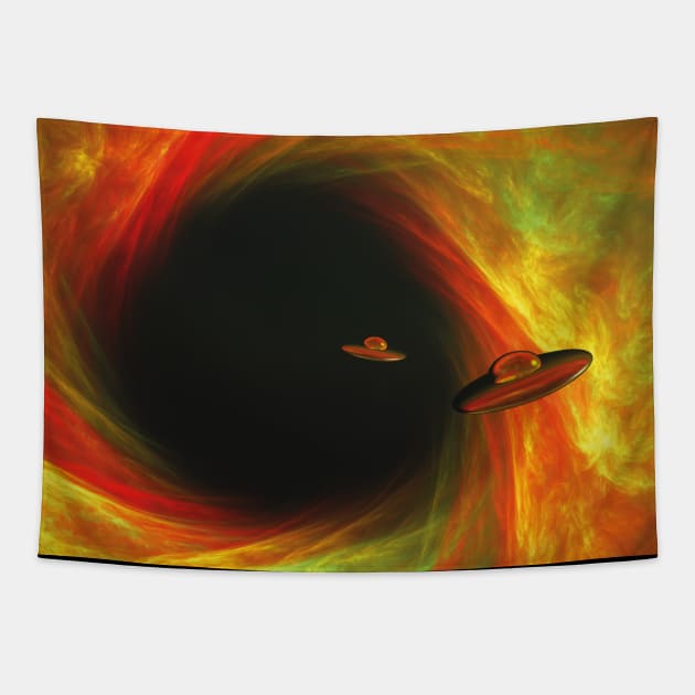 UFO Tapestry by Ryan Rad