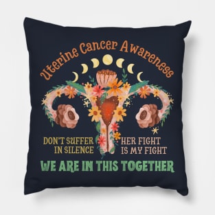 Uterine Cancer Awareness Pillow