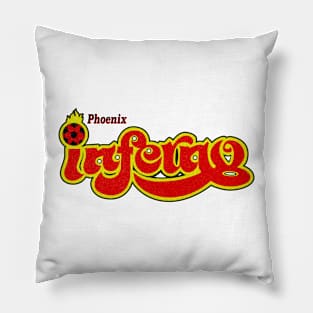 Defunct Phoenix Inferno Soccer 1980 Pillow