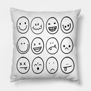 most trendy emotions Pillow