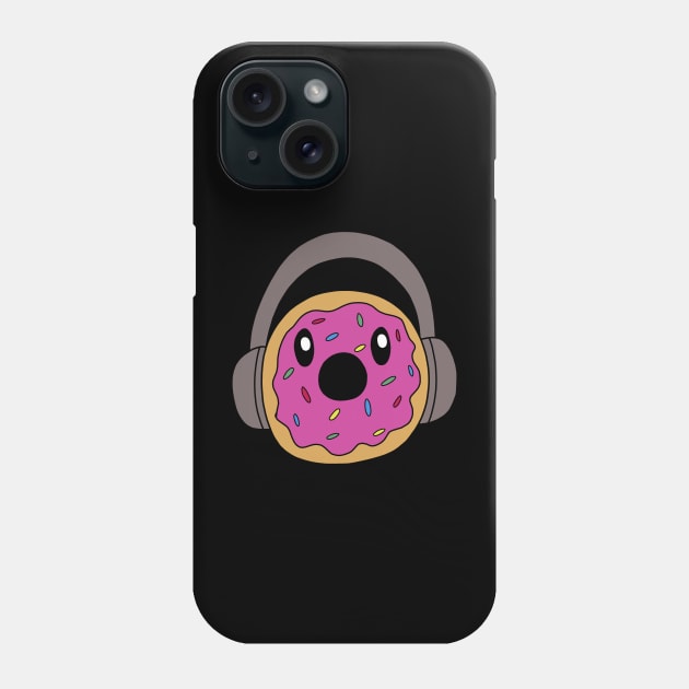 Donut Headphones Phone Case by pako-valor