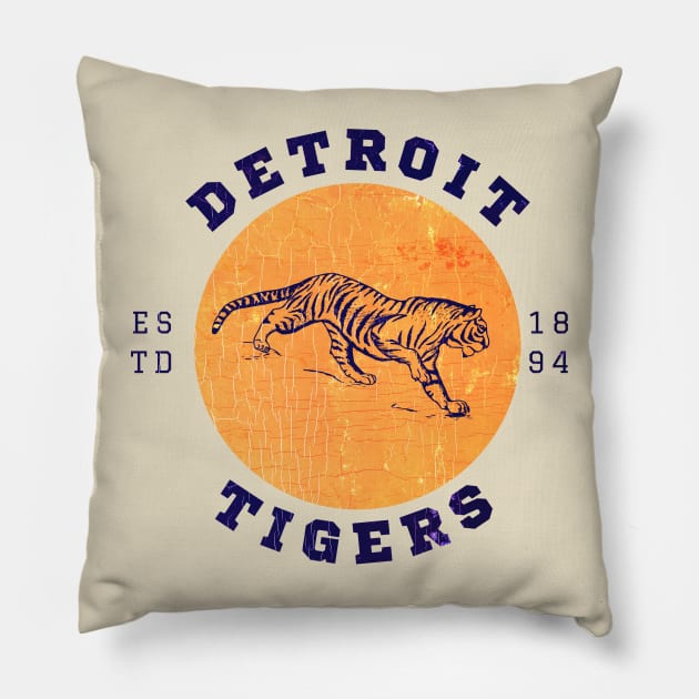 Detroit Tigers for baseball lovers 2022 season Pillow by ohsheep