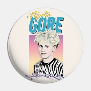 Martin Gore / 80s Style Aesthetic Fanart Design Pin