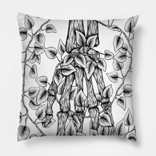 Hands grow Lineart Pillow