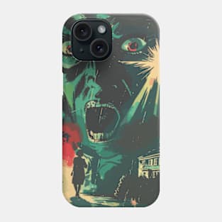 Retro Space Horror Phone Case