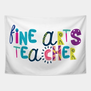 Cute Fine Arts Teacher Gift Idea Back to School Tapestry