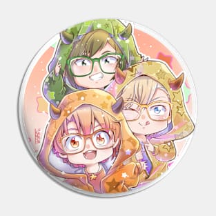 Yamato + Mitsuki +  Nagi = Pythagoras Trio! Pin