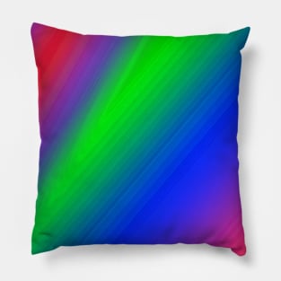 RED BLUE GREEN ABSTRACT TEXTURE PAINTING Pillow