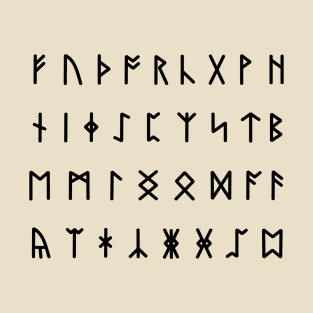 Runic Alphabet [Futhorc] T-Shirt