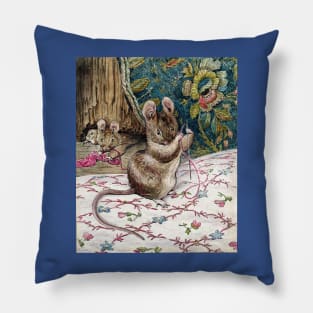 The Mice Go to Work - The Tailor of Gloucester - Beatrix Potter Pillow