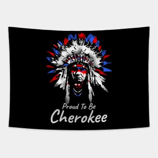 Proud To Be Cherokee Tapestry