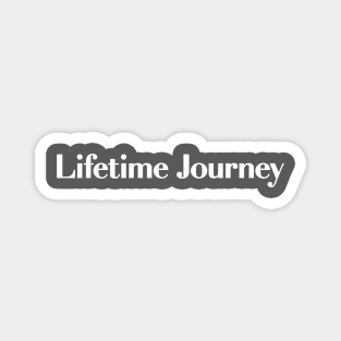 Lifetime Journey: A Minimalist Exploration Magnet