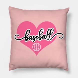 Baseball Girl Pillow