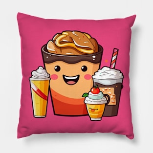 kawaii Ice cream  T-Shirt cute foodfunny Pillow