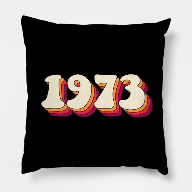 1973 Pillow by Jennifer