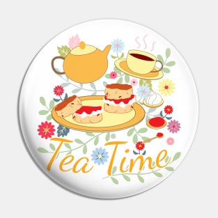 Tea Time Pin