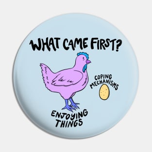 Chicken or Egg Pin