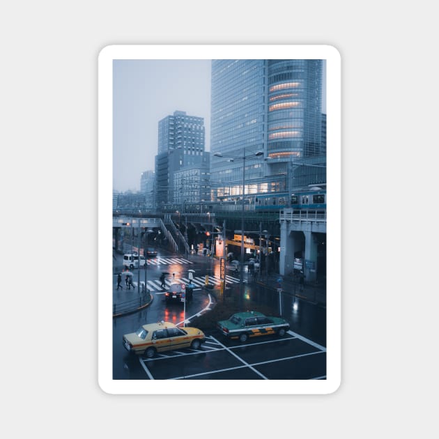 Neo Tokyo - Train Station Magnet by TokyoLuv