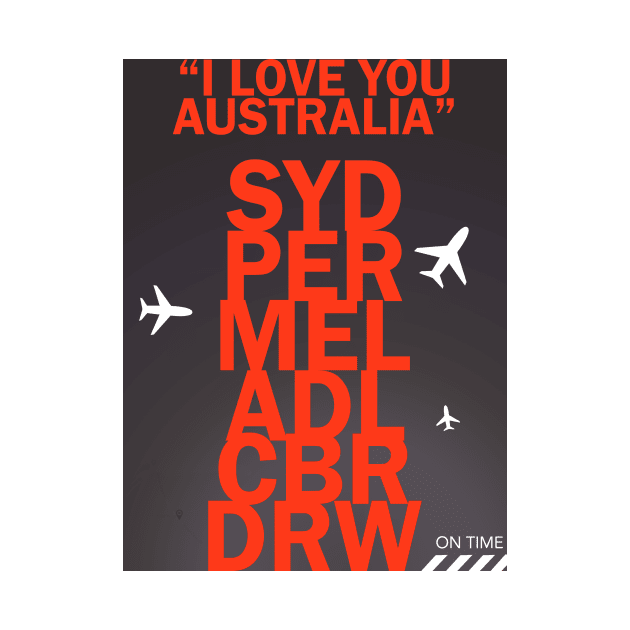 I love you Australia by Woohoo