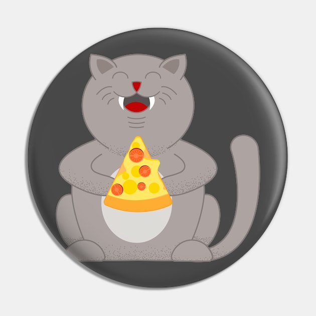 Chubby Cat Eat Pizza. Pin by lakokakr