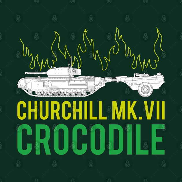 Do you like tanks? That's when Churchill Mk VII Crocodile! by FAawRay