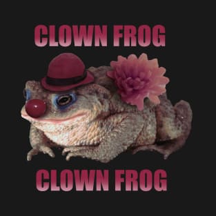 Clowncore Frog Clown Circus frog tee, clowncore clown frogs t shirt for gen z T-Shirt