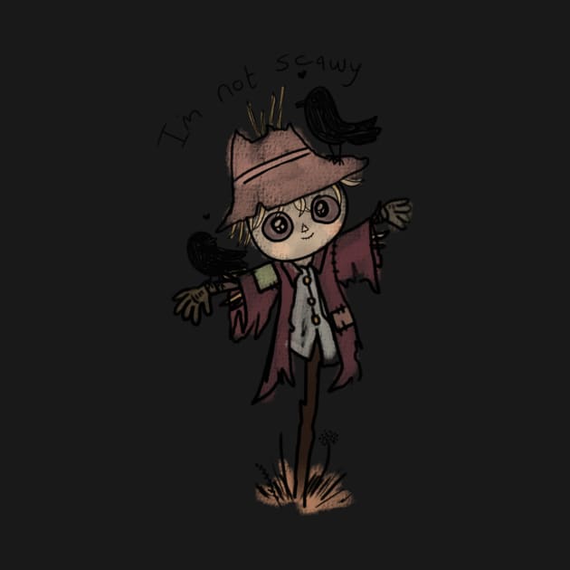 Cute Scarecrow is not scary by Mayarart