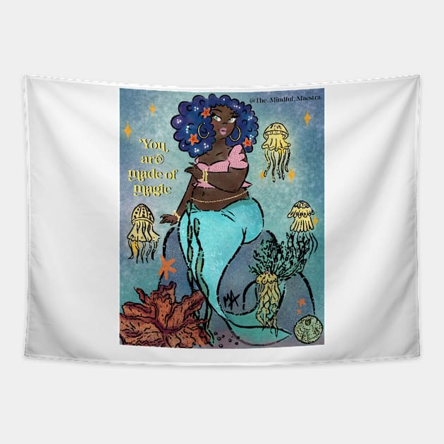 Mermaid Magic Tapestry by The Mindful Maestra