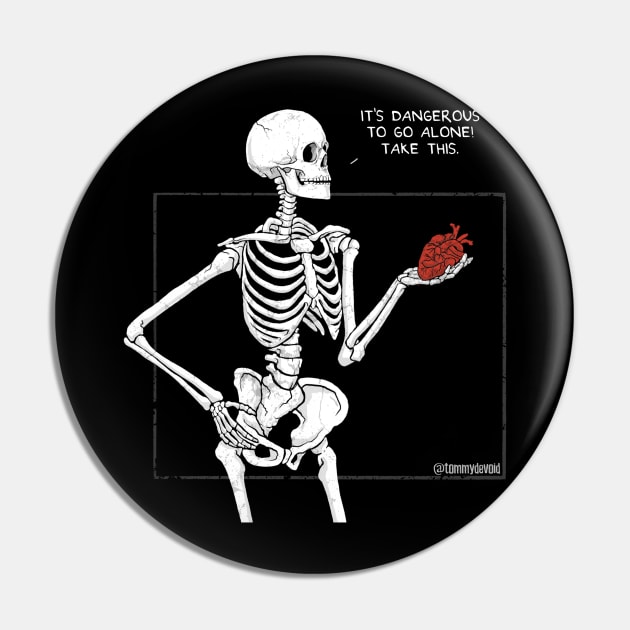 Skeleton Love Pin by Tommy Devoid