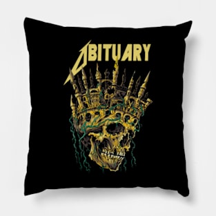 OBITUARY MERCH VTG Pillow