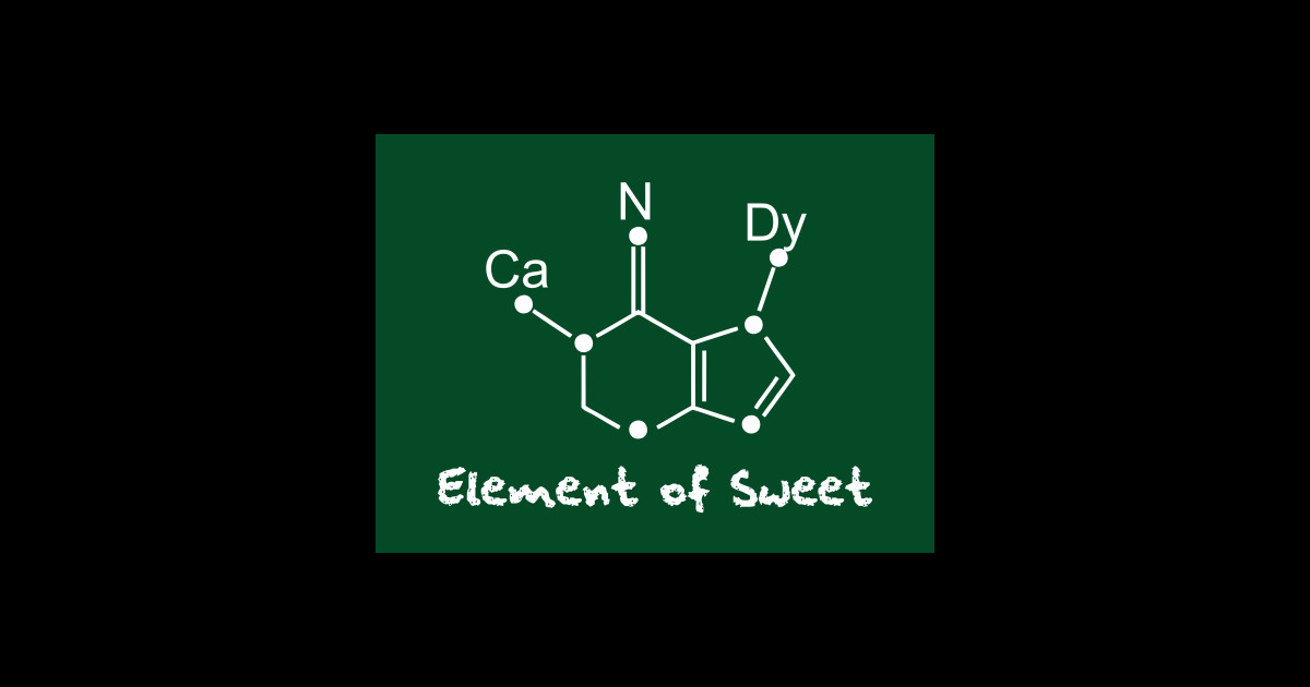 chemical formula of candy Chemical Formula Sticker TeePublic