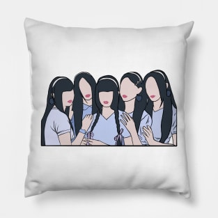 KPOP FAN ART FLAT DESIGN V3 Pillow