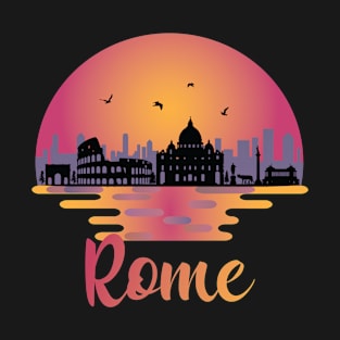 Rome Skyline - Italy Travel T-Shirt