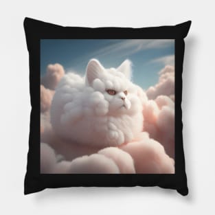 Giant Fluffy Cloud Kitten Pillow