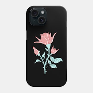 soft pink rose Phone Case