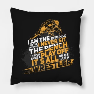 WRESTLING: I Am a Wrestler Pillow