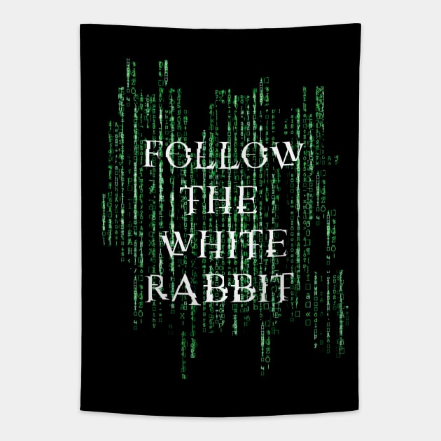 Follow the white rabbit - Matrix Tapestry by Finito_Briganti