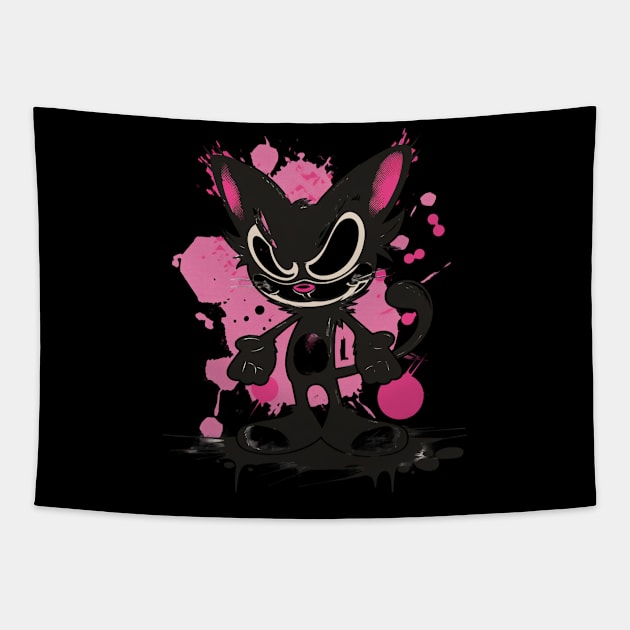 Felix The Cat Bedding Tapestry by Tosik Art1