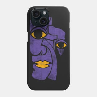 Picasso face (ultra violet refined) Phone Case