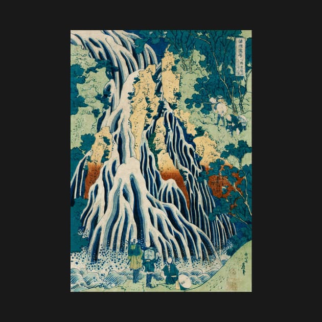 Kirifuri Waterfall by Hokusai by MurellosArt