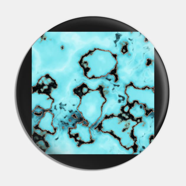 Turquoise| Pandora Teal Pin by wildtribe